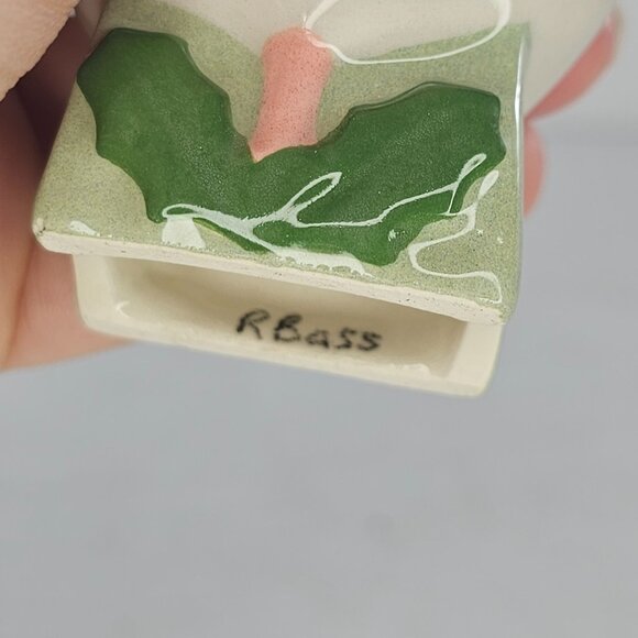 Rachel Bass Christmas Collection Pie Birds Two Turtle Doves LE *Chipped* - Picture 7 of 13